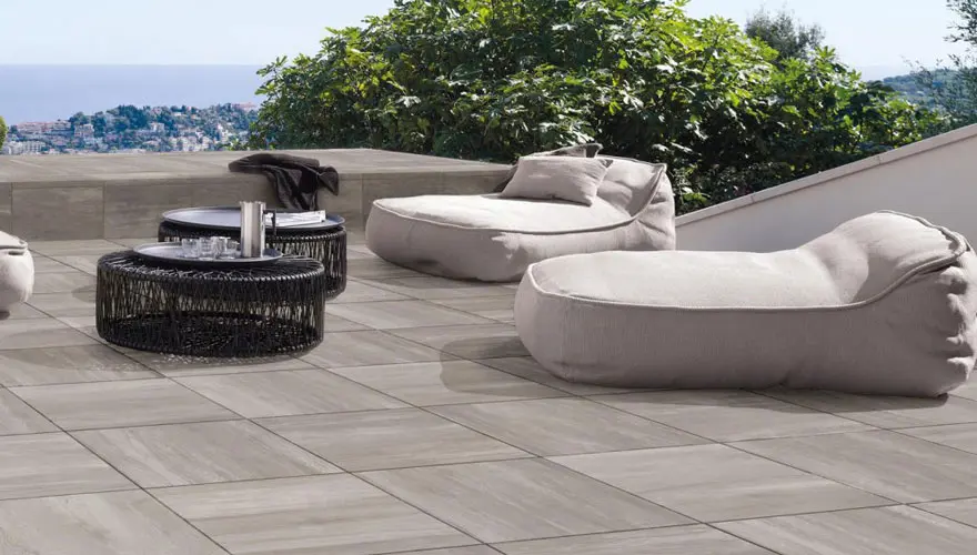 Matt Tiles for Terrace