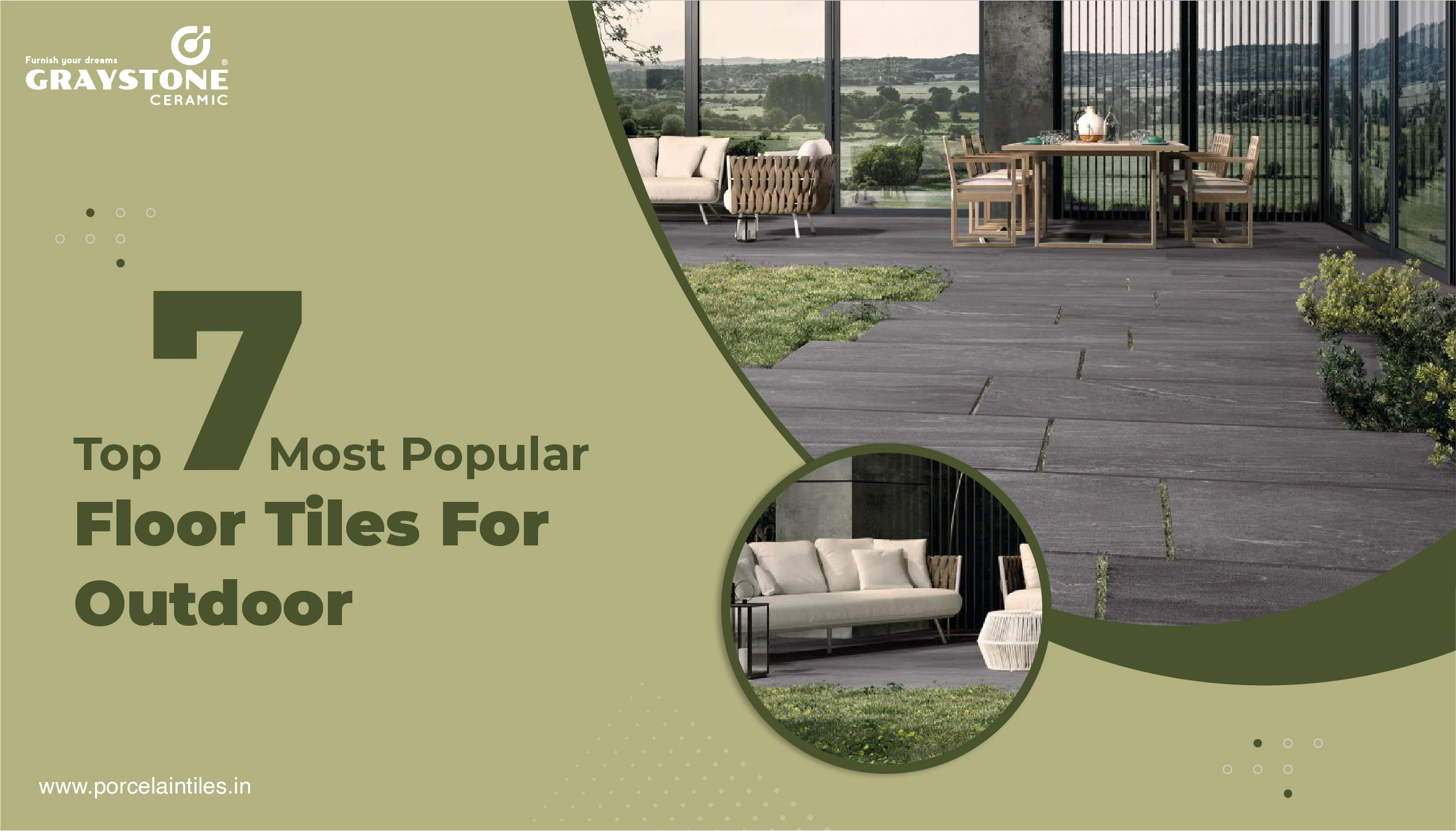 Top 7 Most Popular Floor Tiles For Outdoor