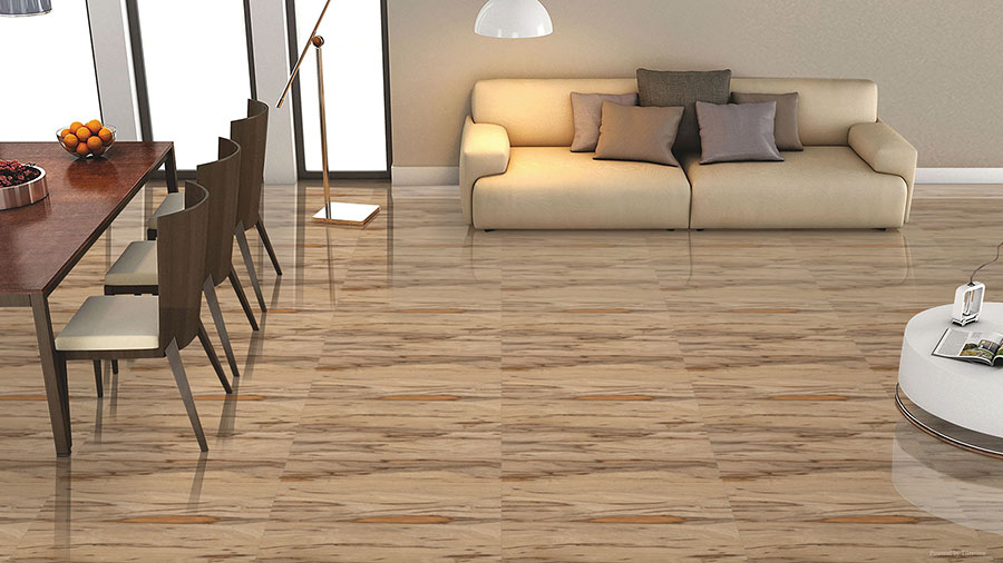 two shades tone volcano wood floor tiles
