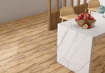 Wood floor tiles for kitchen