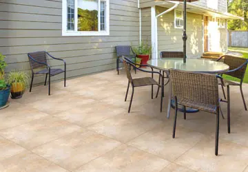 Exterior matt floor tiles