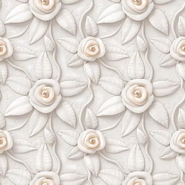 3D look porcelain floor tiles collection