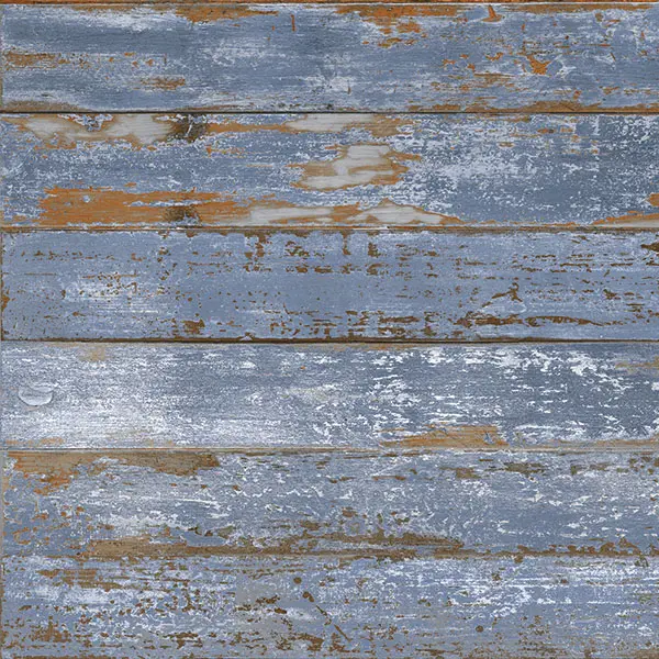 blue wooden strip tiles