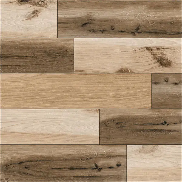 Wooden strip tiles 600x600mm