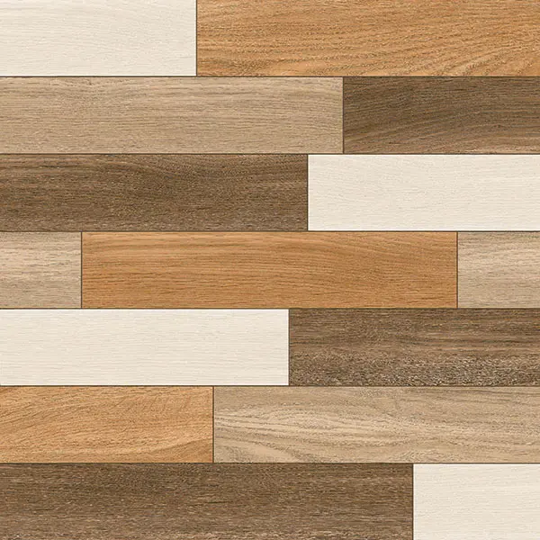 Wooden strip tiles 600x600mm