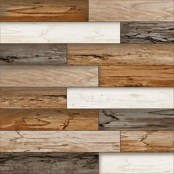 Wooden strip tiles 600x600mm