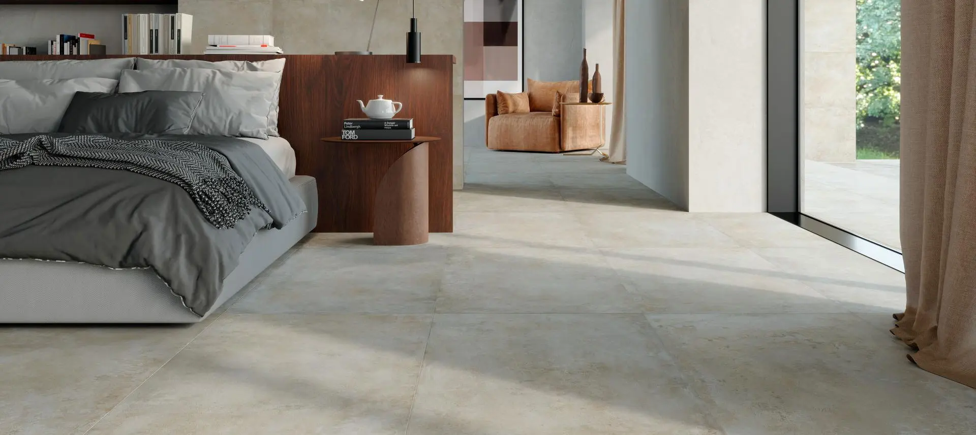 Bedroom floor tiles
