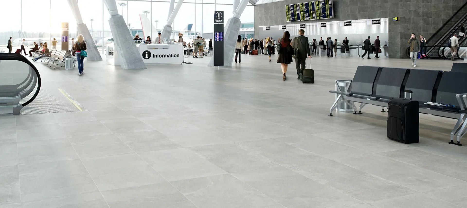 Public And Commercial Area Floor Tiles